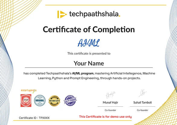 Certificate preview